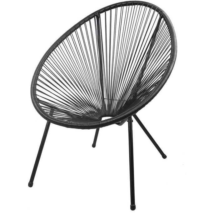 Relaxsessel DALIDA 2er Set schwarz