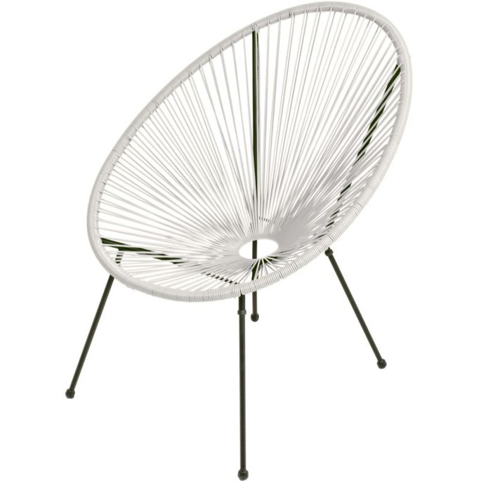 Relaxsessel DALIDA 2er Set weiß