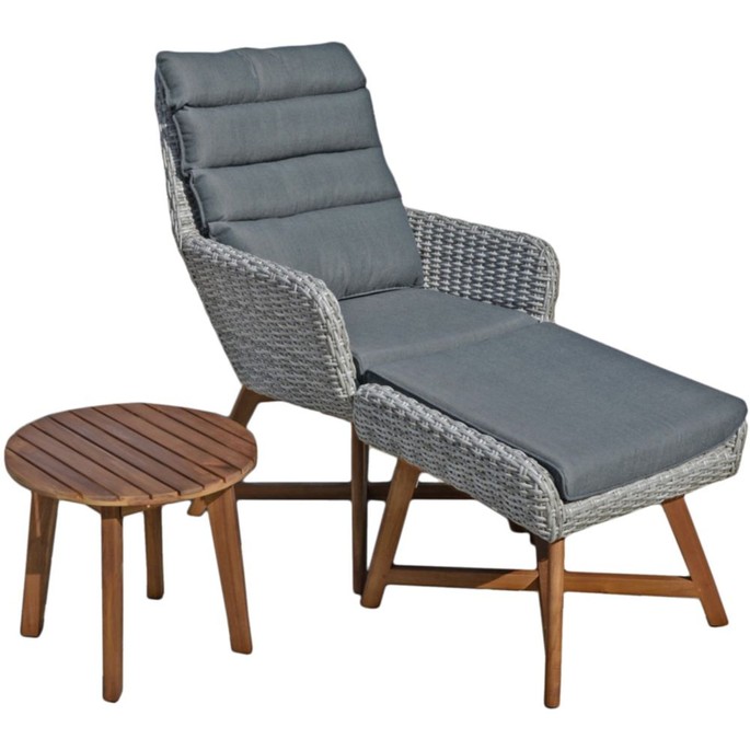  Lounger-Set Calvia grau