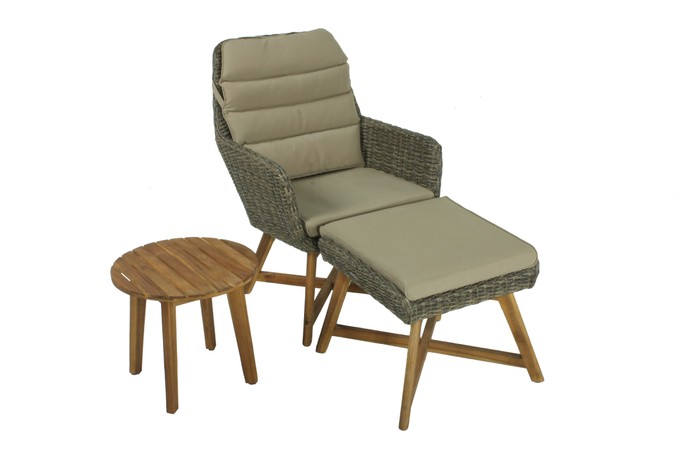  Lounger-Set Calvia coffee