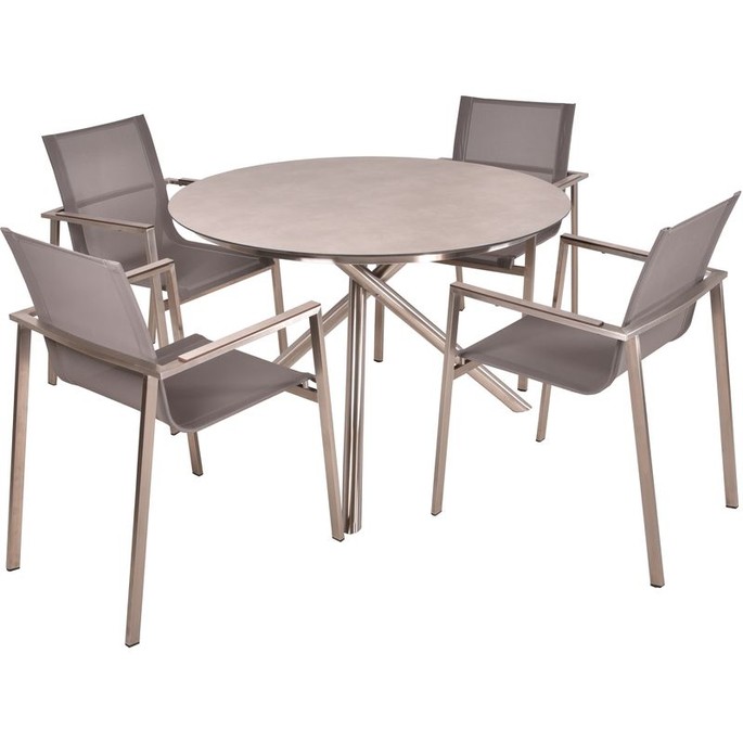 Tischgruppe Sienna rund 5-tlg.