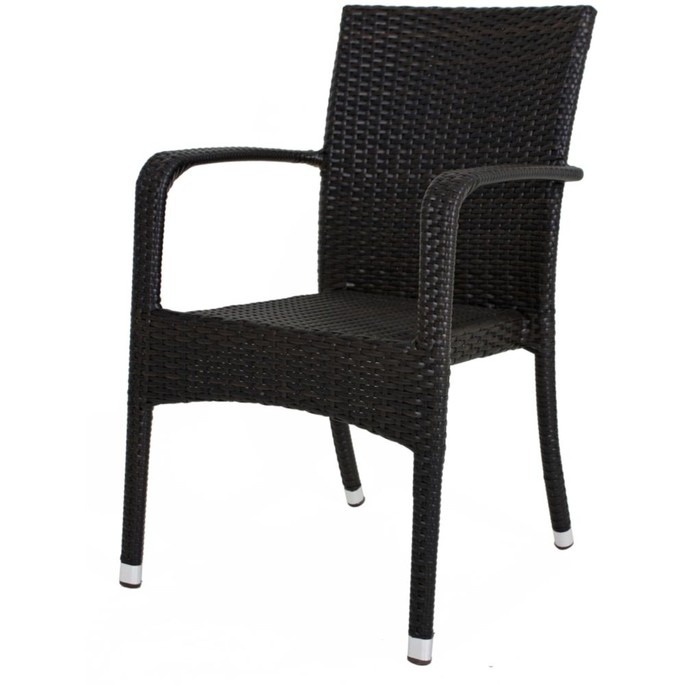 Stapelstuhl London 2er Set, schwarz