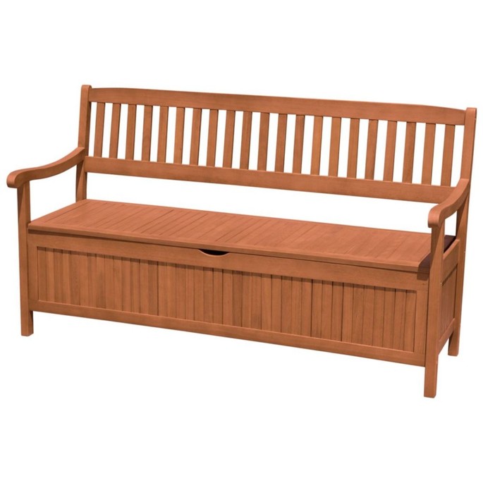 Bank Houston mit Staufach, 3-Sitz