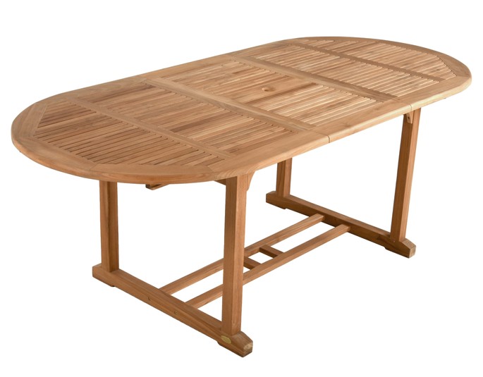 Tisch Solo oval, ausziehbar