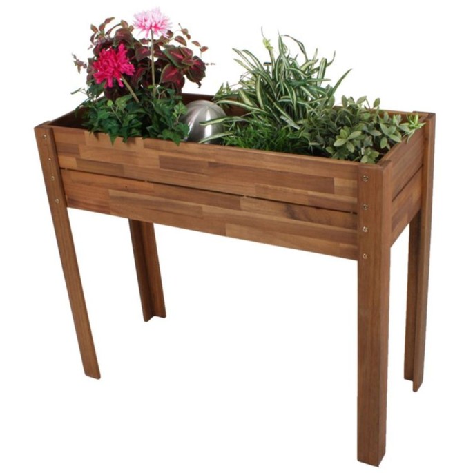Hochbeet mit Vlies-Einlage