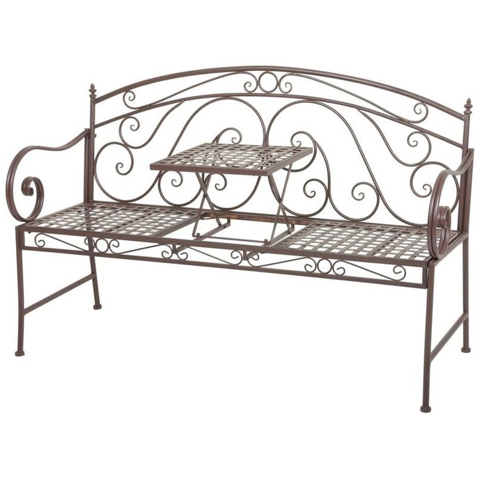 Bank Saket met klaptafel