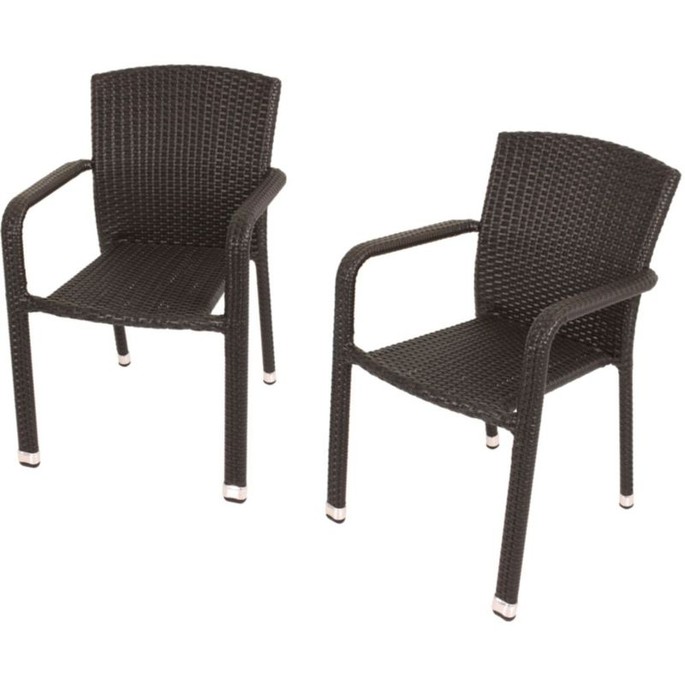 Set van 2 fauteuils Getafe, koffie