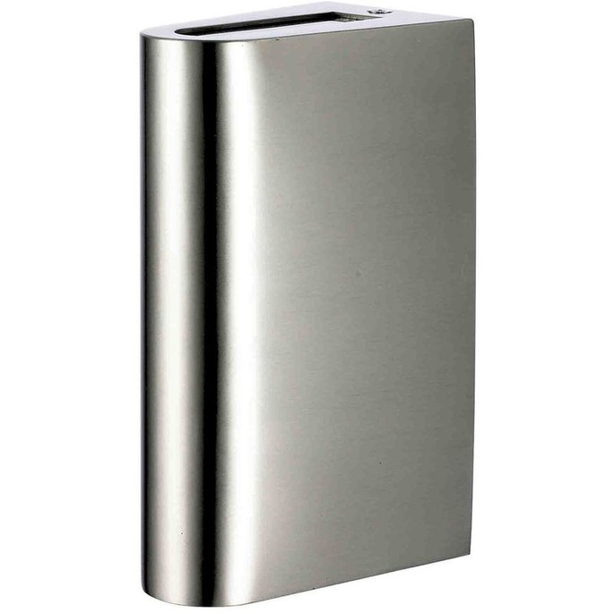 Wandlamp roestvast roestvast staal/glas (103196)