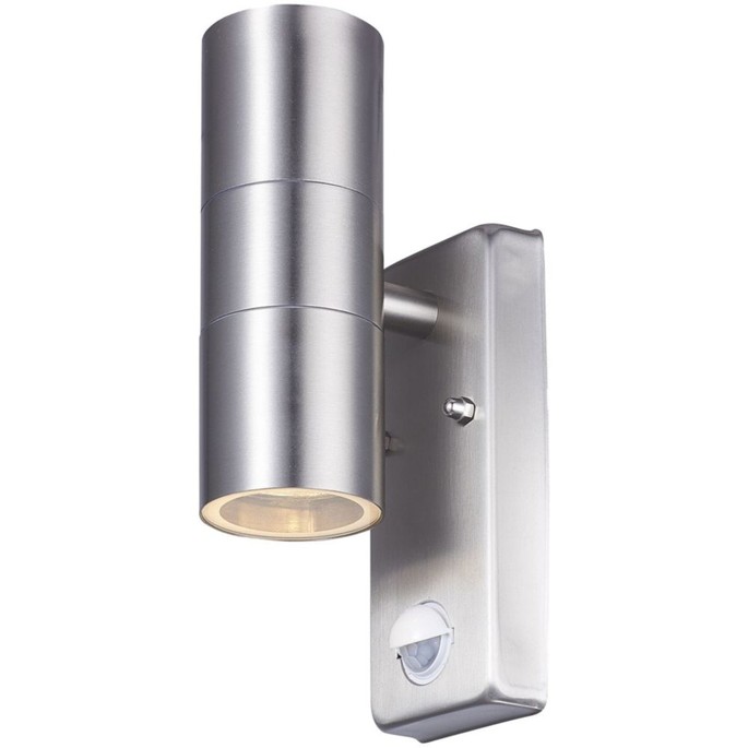 Wandlamp roestvast roestvast staal met bewegingsmelder (103200)