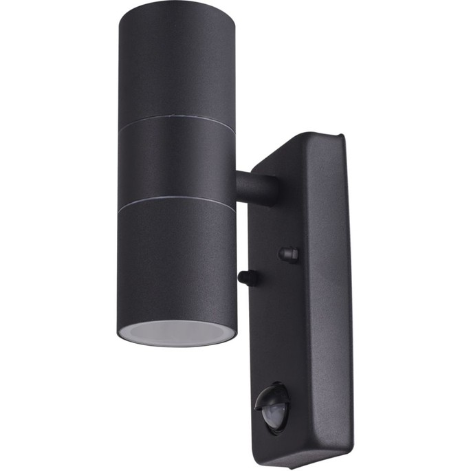 Wandlamp in zwart met bewegingsmelder (103229)