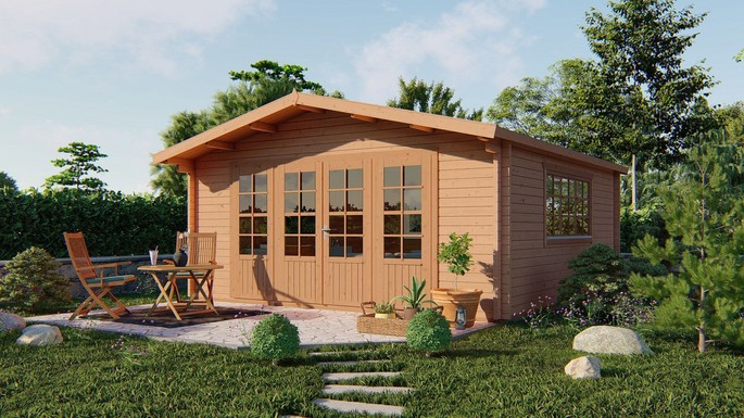 Tuinhuis/blokhut Southampton 540 × 540 cm