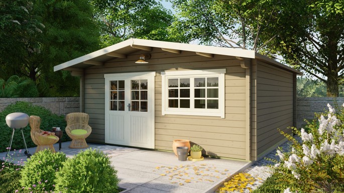 Tuinhuis/blokhut Dingle 500 × 500 cm