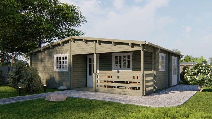 Tuinhuis/blokhut Azoren 940 × 850 cm