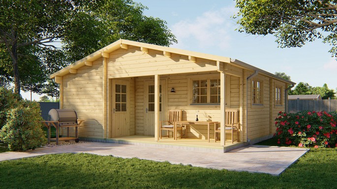 Tuinhuis/blokhut Ardee 700 × 820 cm