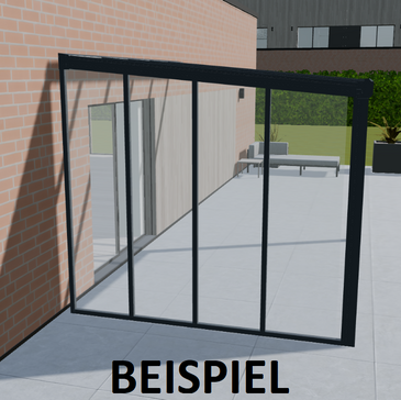 Seitenwand TYP1 VSG Glas  - Klar - 450
