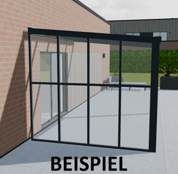 Seitenwand TYP2 VSG Glas  - Milch  - Milch - 250