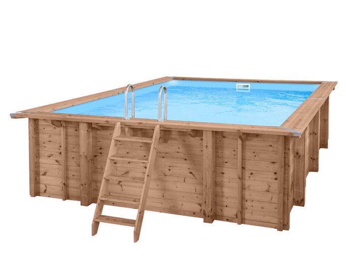 Luxe houten zwembad Playa Lagun 600x419x131cm