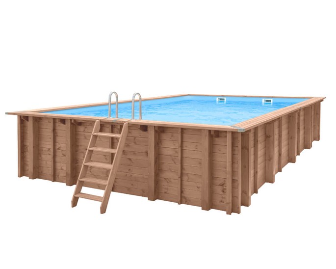 Luxe houten zwembad Playa Forti 834x492x138cm