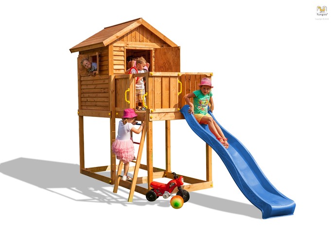 Fungoo Speelhuisje Mijn_Woning met glijbaan
