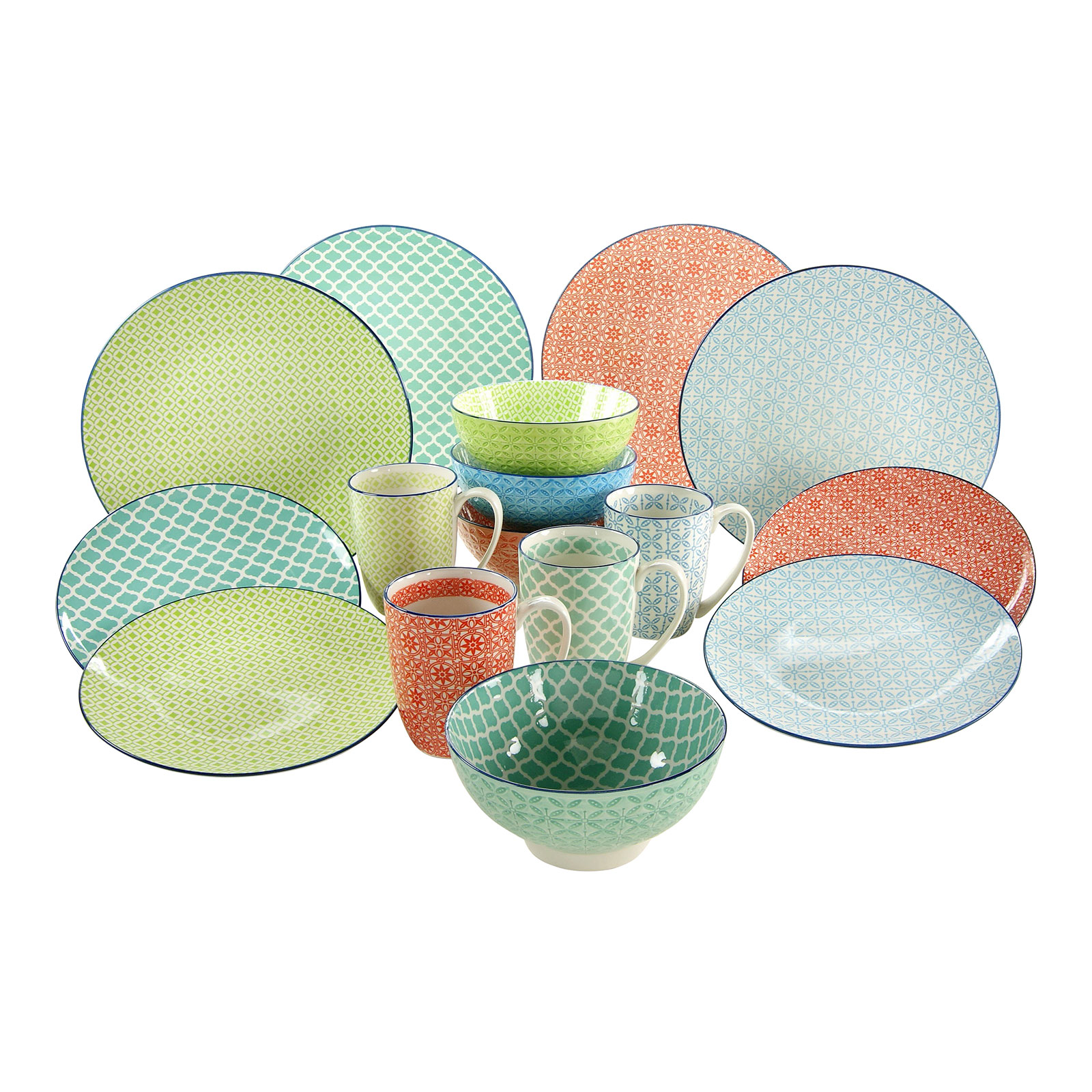 CreaTable, 17362, Serie Mediterran, Kombiservice 16 tlg - Bild 1