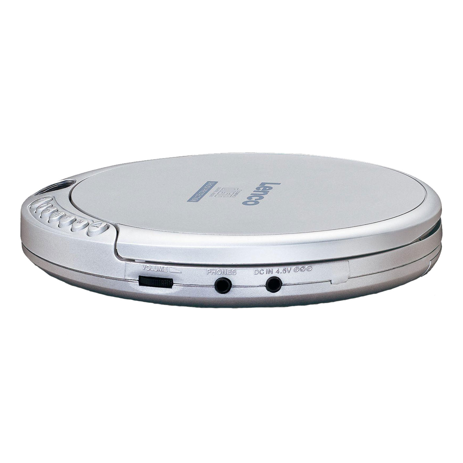 Lenco CD-200 Silber CD-Player (Anti-Schock-Funktion, Ladefunktion) - Bild 2