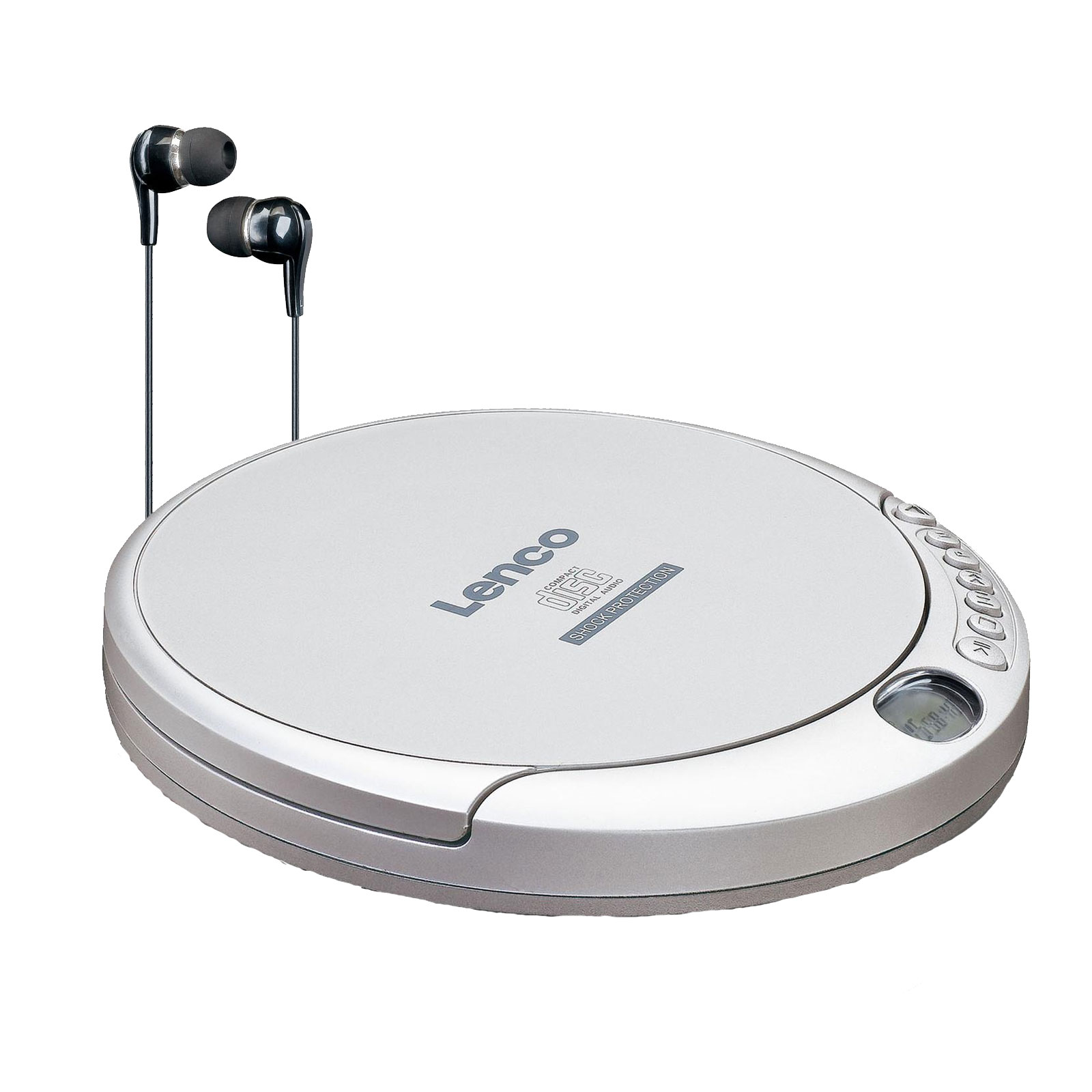 Lenco CD-200 Silber CD-Player (Anti-Schock-Funktion, Ladefunktion) - Bild 1