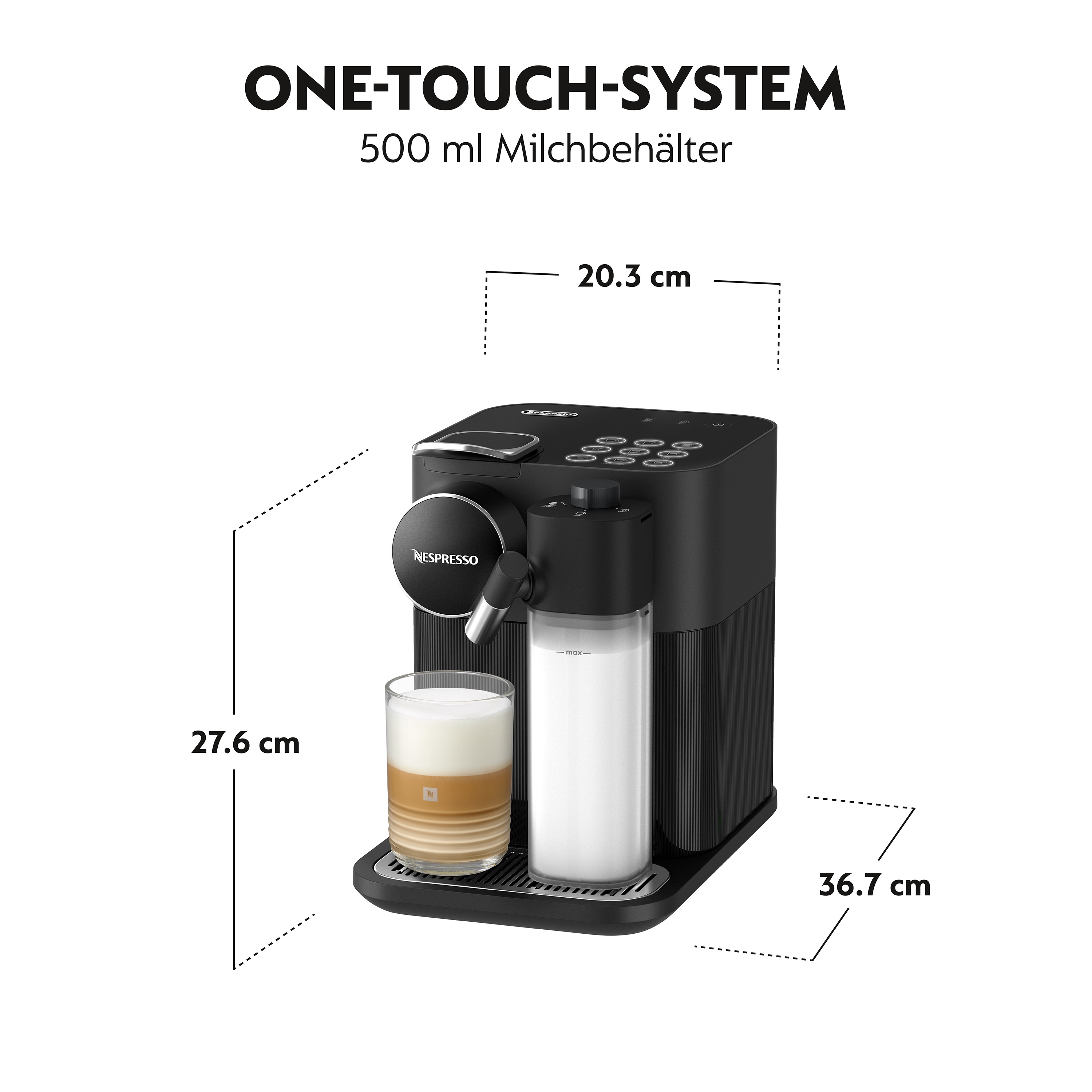 De'Longhi EN640.B GRAN LATTISSIMA Kapselmaschine - Bild 5