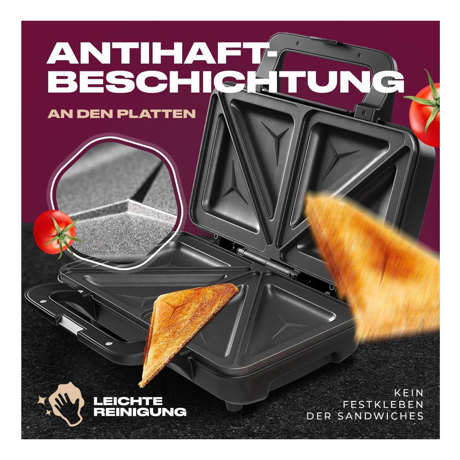 PRO PC-ST 1092 SANDWICHTOASTER - Bild 6