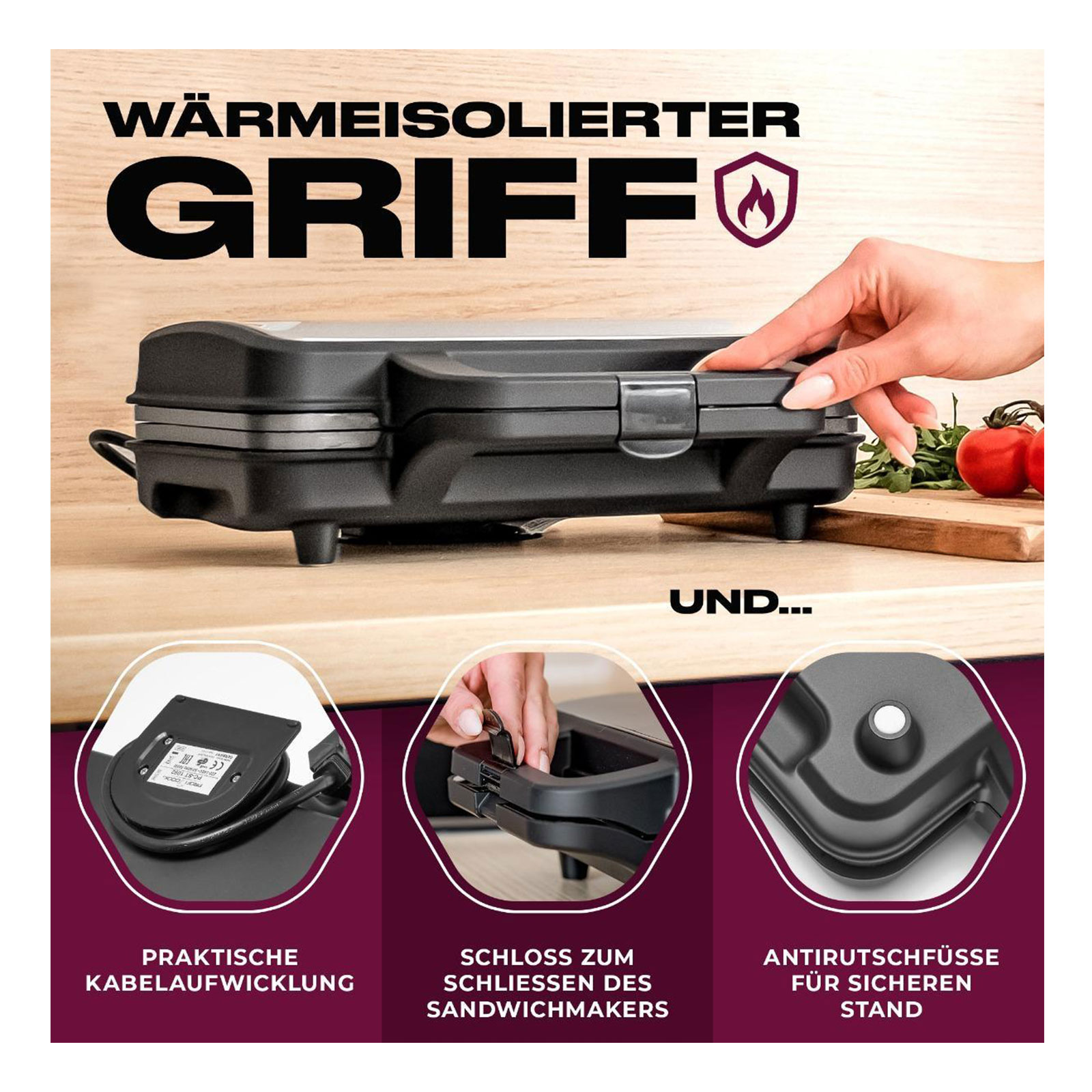 PRO PC-ST 1092 SANDWICHTOASTER - Bild 7