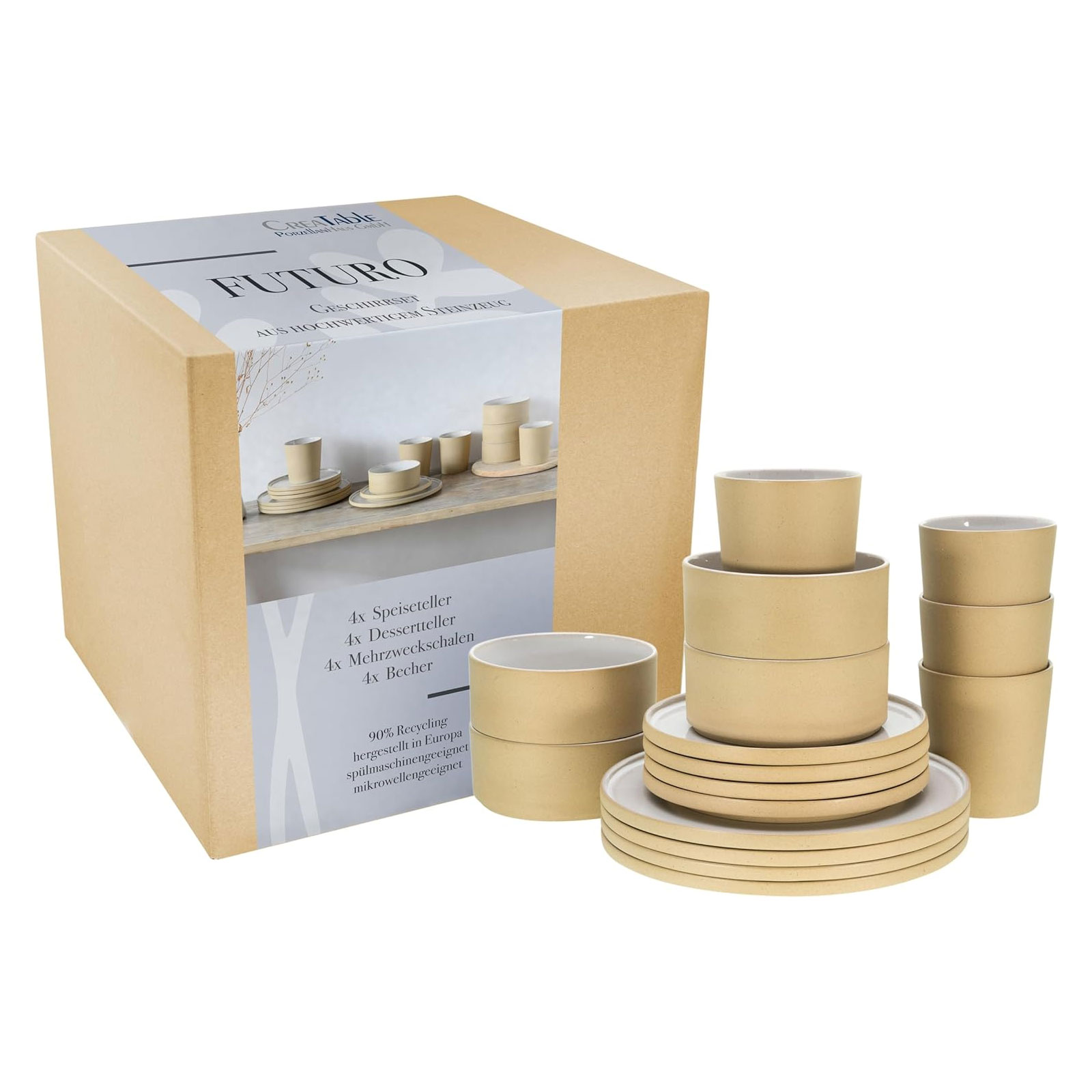 CreaTable Futuro 21532 Kombiservice Set, 16-teilig - Bild 2