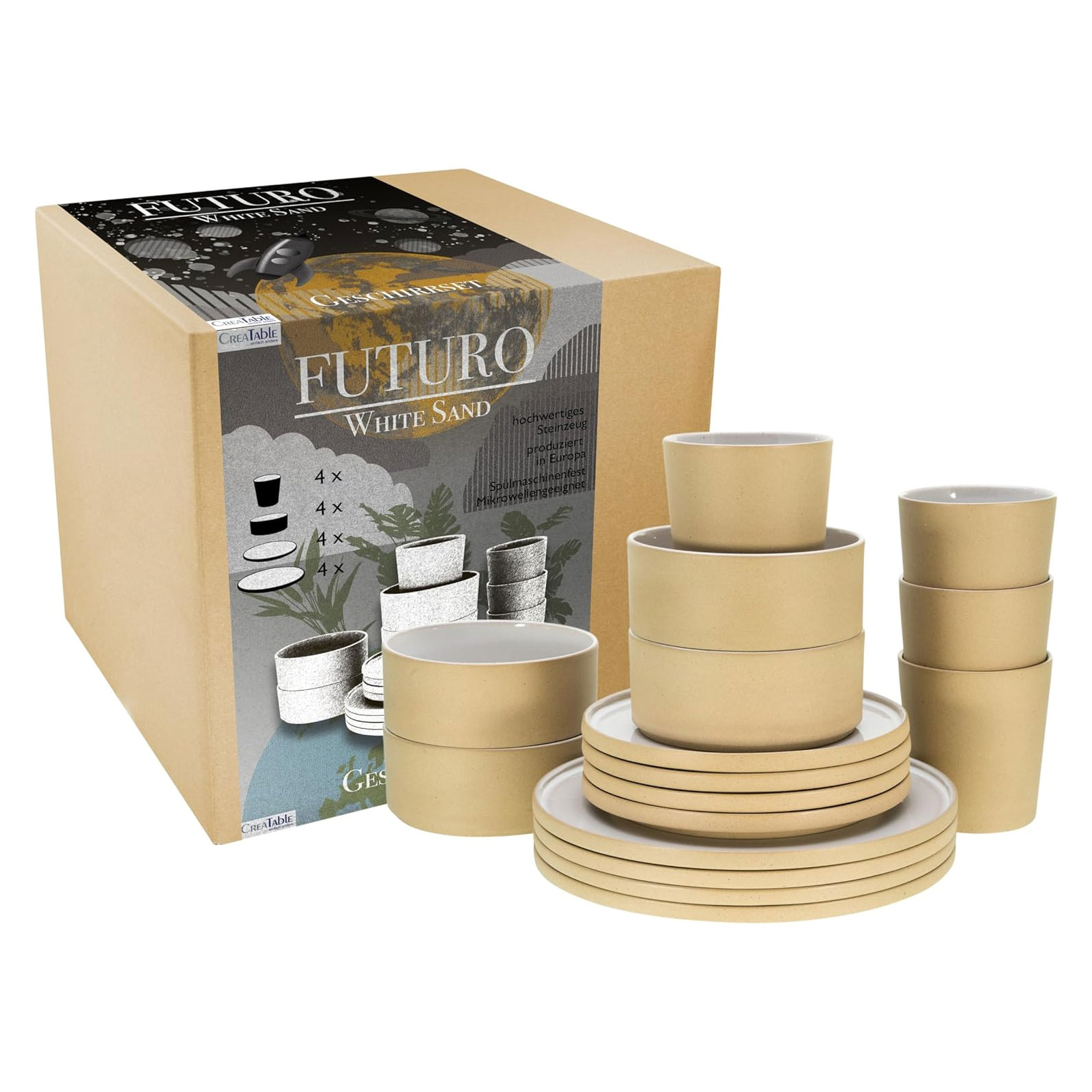 CreaTable Futuro 21532 Kombiservice Set, 16-teilig - Bild 3