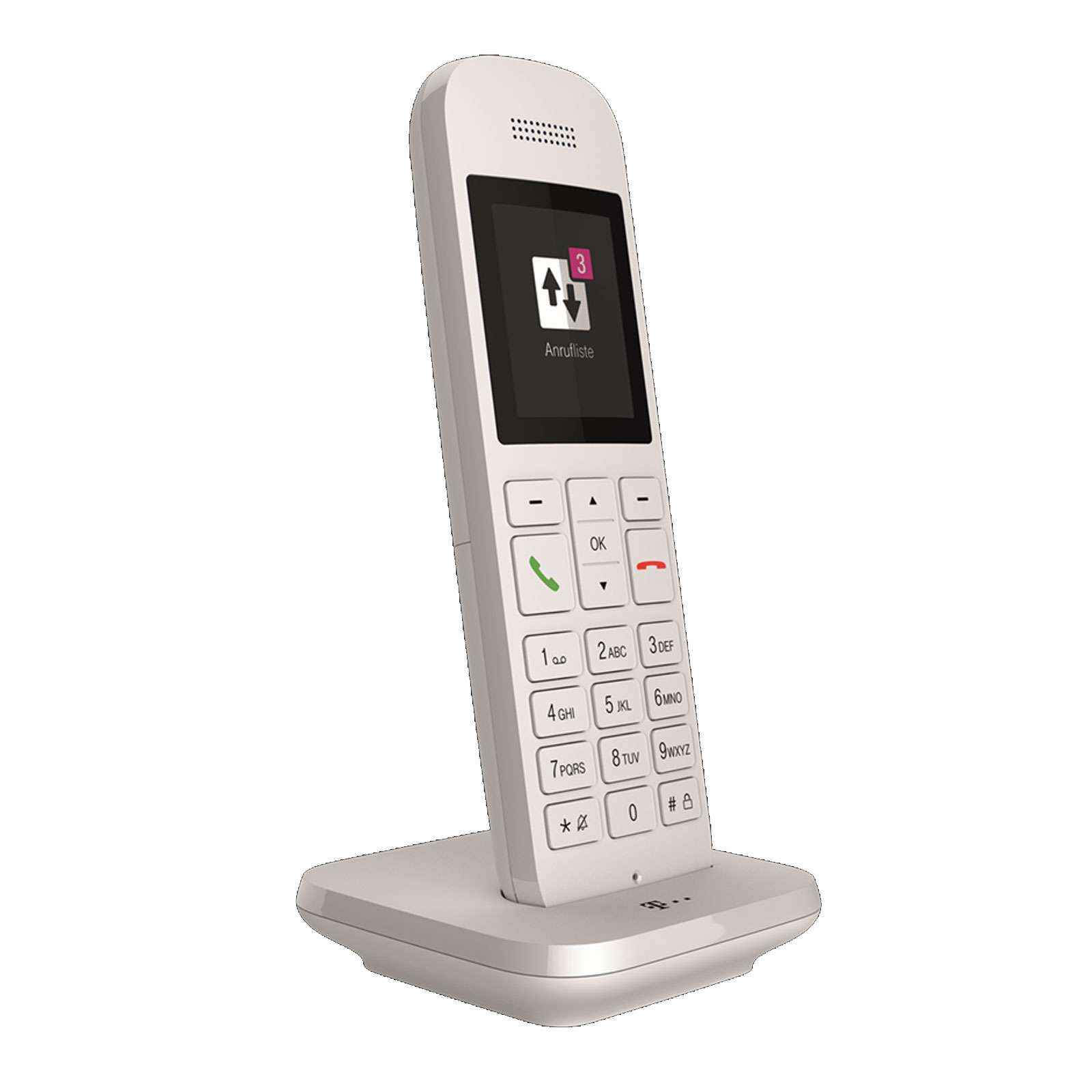 Telekom Mobilteil Anrufbeantworter Sinus Weiß Anrufer-Identifikation - Bild 1