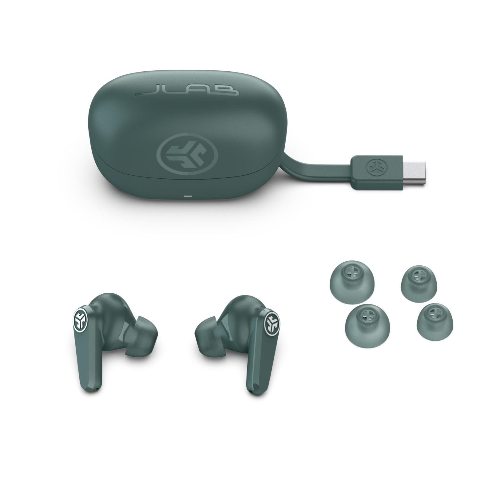 JLab In-Ear Kopfhörer Go Pods ANC TWS Headphones flieder (Headset-Funktion, Bluetooth, kabellos,noise cancelling, USB-C) - Bild 3
