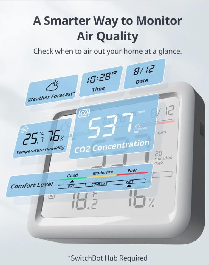 SwitchBot Meter Pro CO2 - Messgerät Smarte Wetterstation - Bild 4