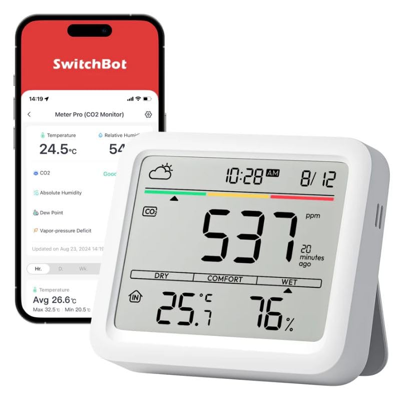 SwitchBot Meter Pro CO2 - Messgerät Smarte Wetterstation - Bild 1