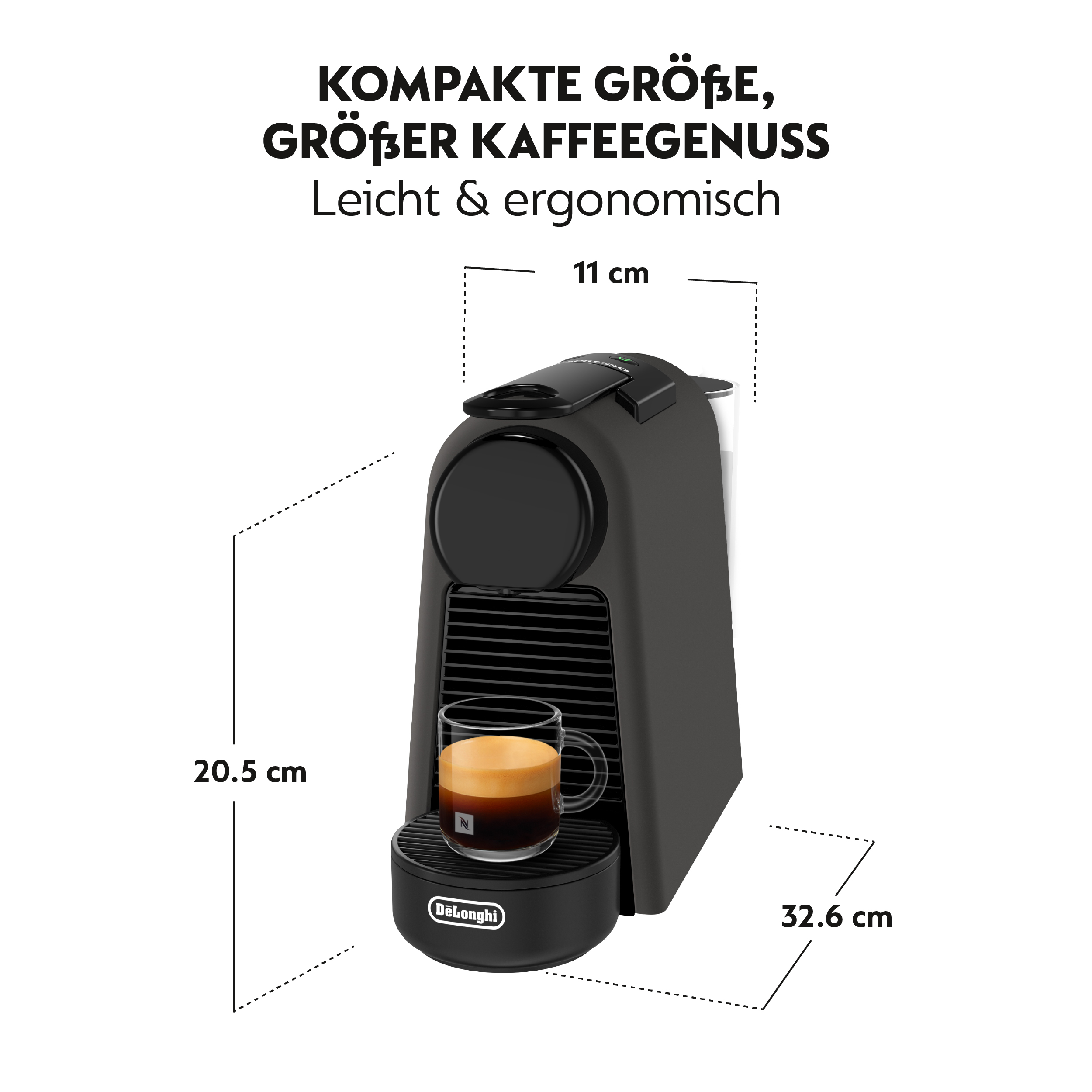 De'Longhi Nespresso Essenza Mini EN85.BKMT - Bild 5