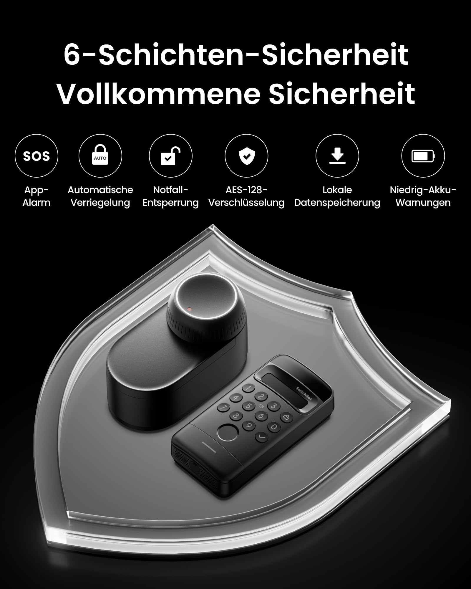 SwitchBot WLAN Smart Lock Ultra mit Keypad Vision - Bild 9