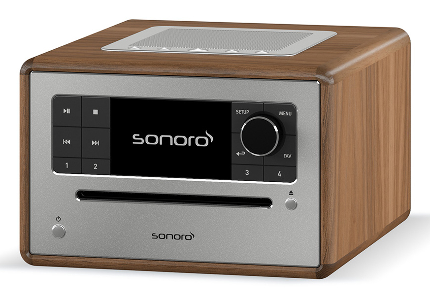 Sonoro ELITE Digital DAB DAB+ FM Silber Walnuss MP3 Radio - Bild 3