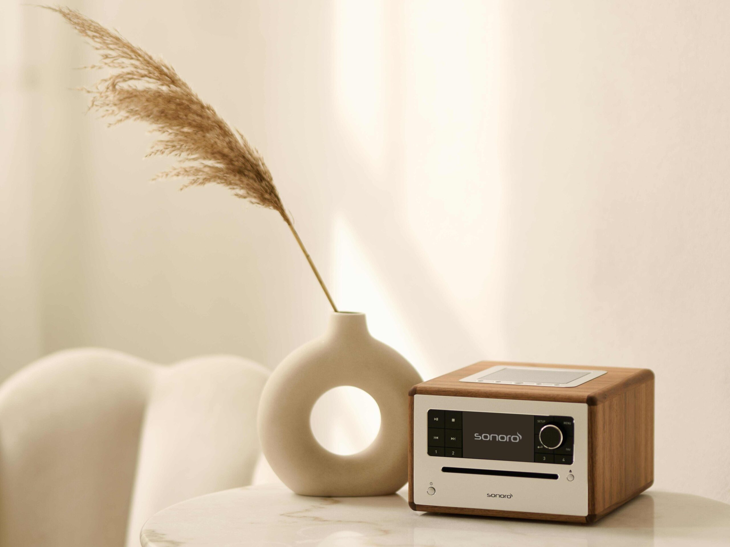 Sonoro ELITE Digital DAB DAB+ FM Silber Walnuss MP3 Radio - Bild 5