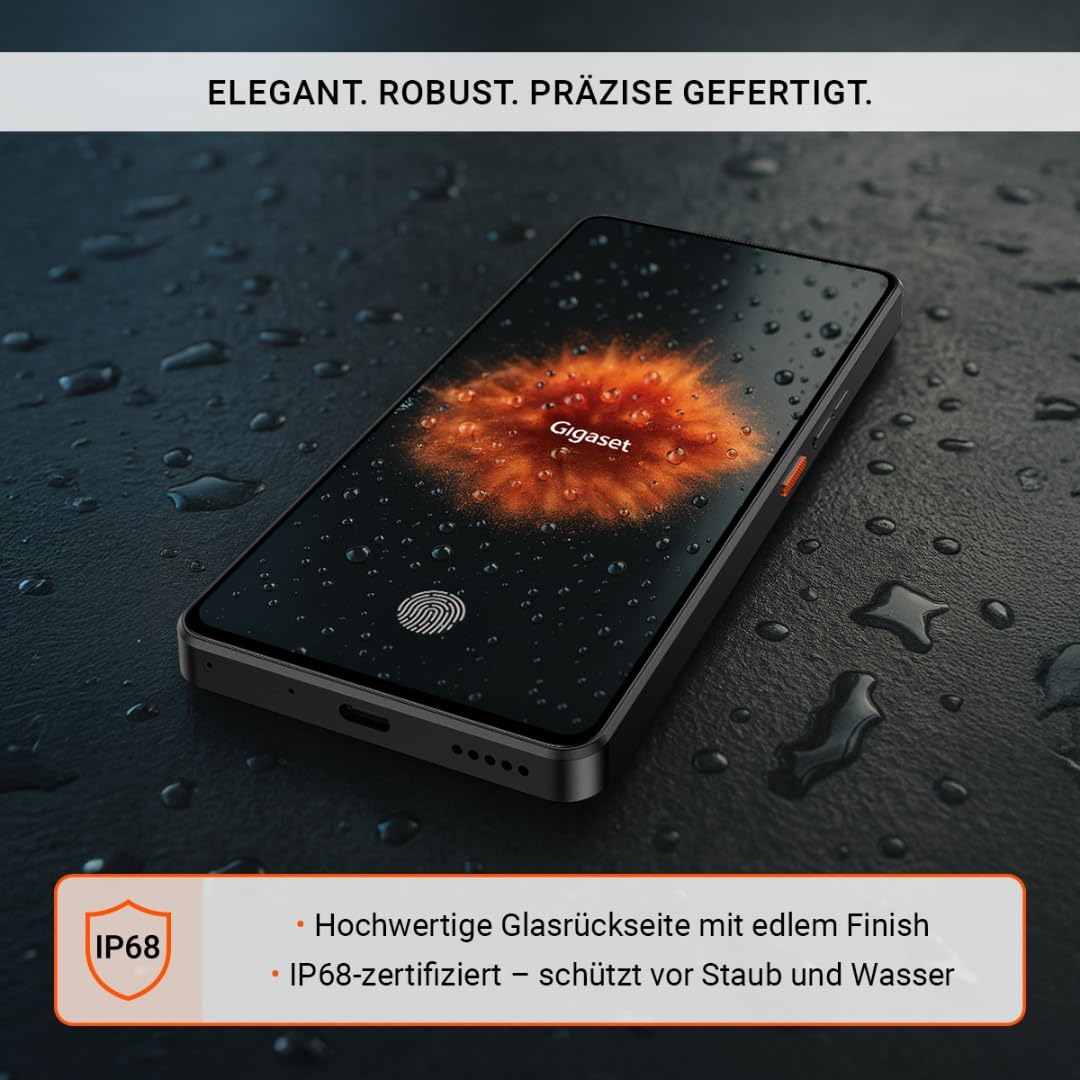 Gigaset GS6 Smartphone – 128GB+8GB RAM - 6,67