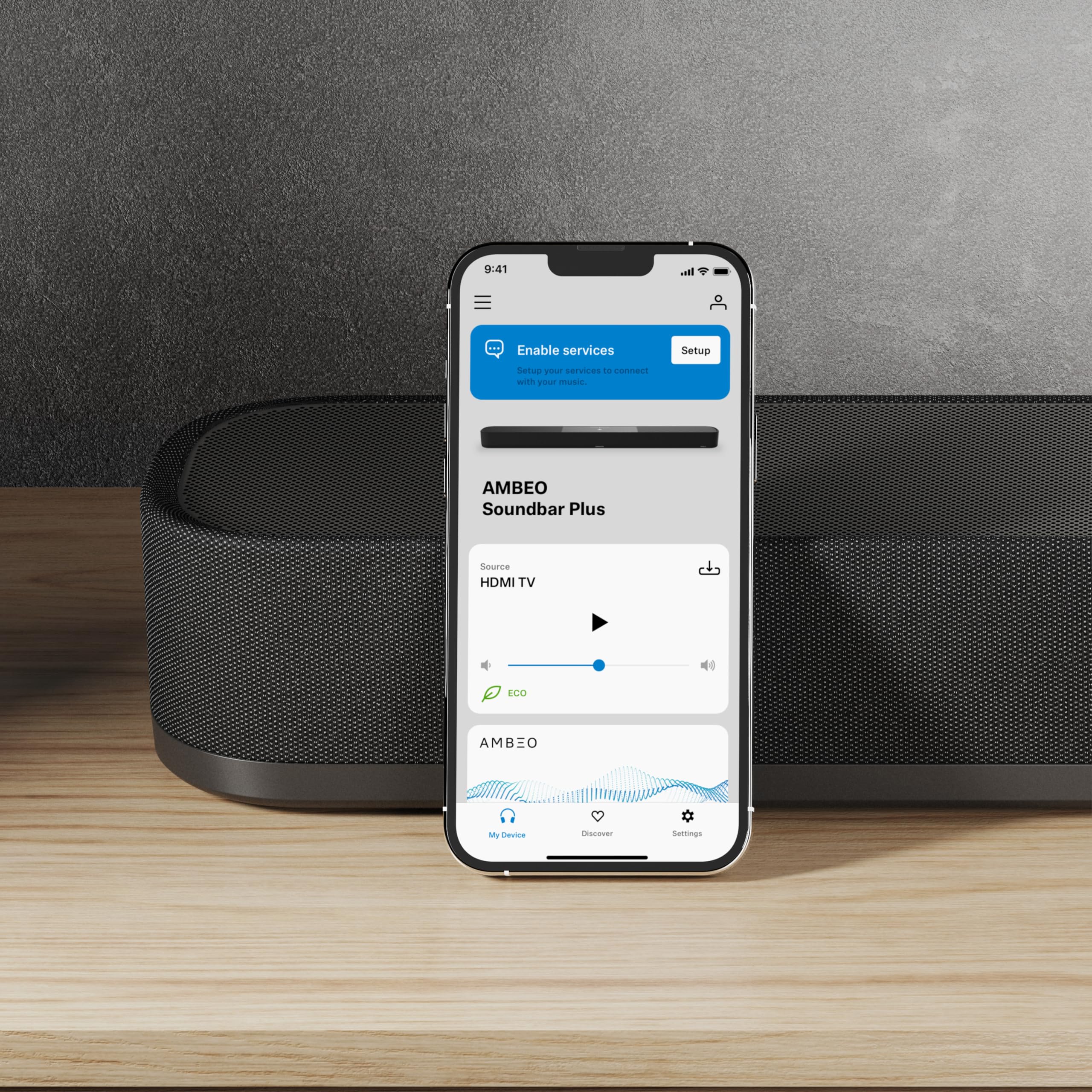 Sennheiser AMBEO Soundbar Plus 700143 3D Surround 7.1.4 Schwarz Streaming - Bild 2