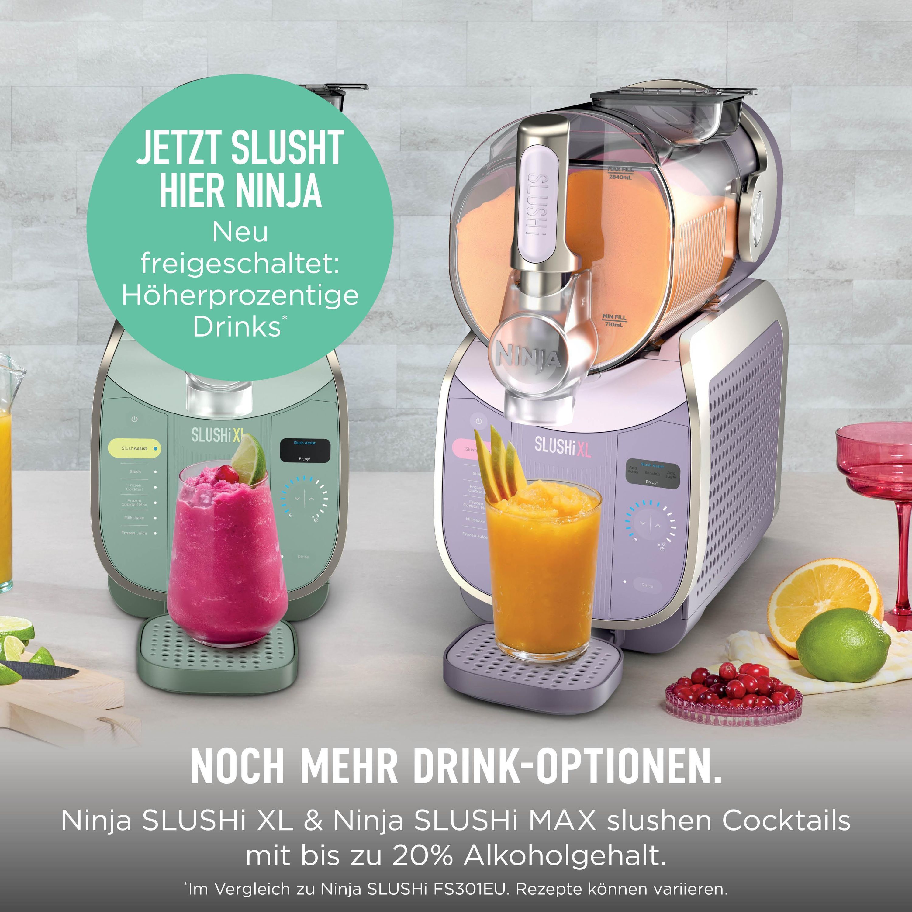 Ninja Slush-Eismaschine FS601EUPK1 Rosa Kühlbehälter Crushed Ice-Maschinen - Bild 2