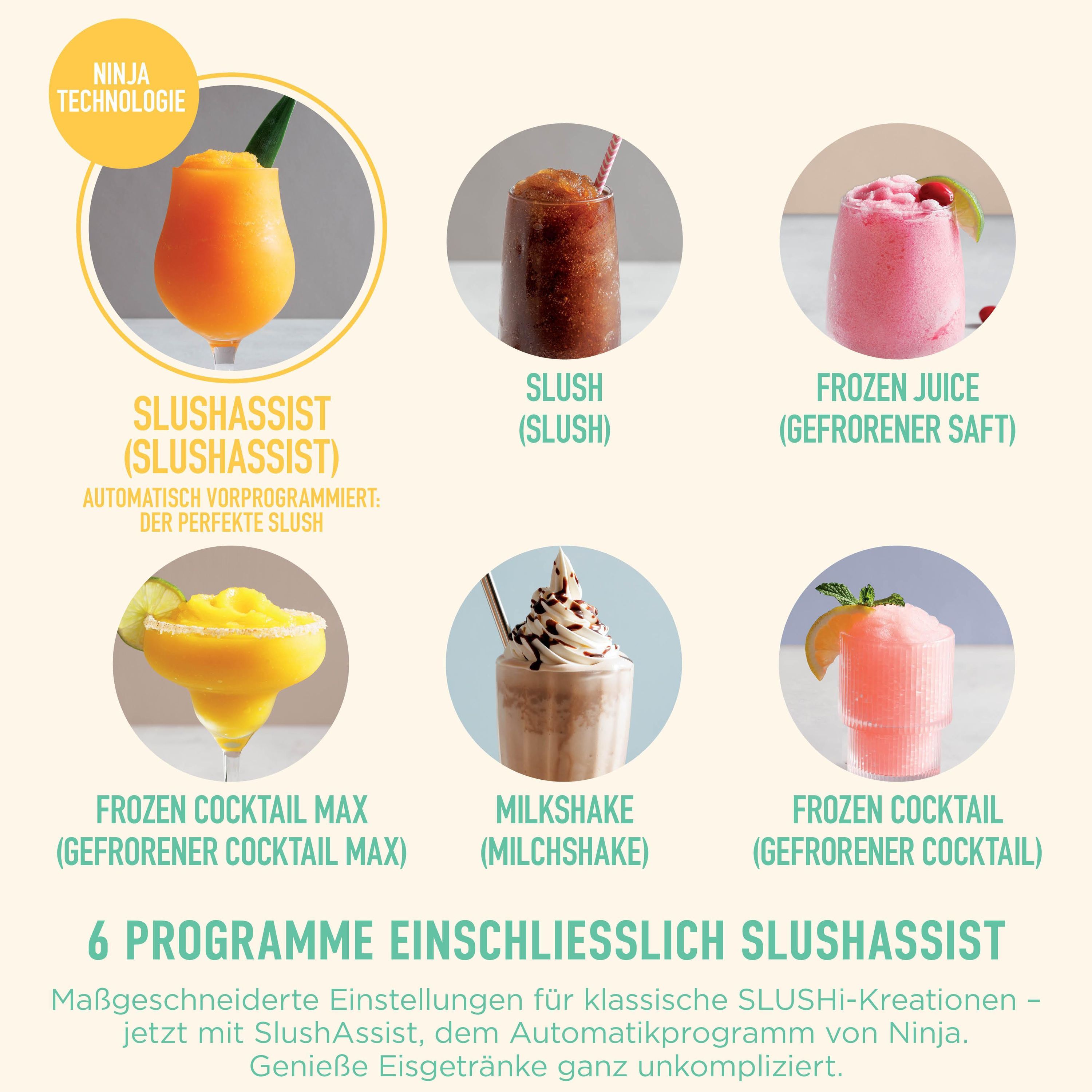 Ninja Slush-Eismaschine FS601EUPK1 Rosa Kühlbehälter Crushed Ice-Maschinen - Bild 4