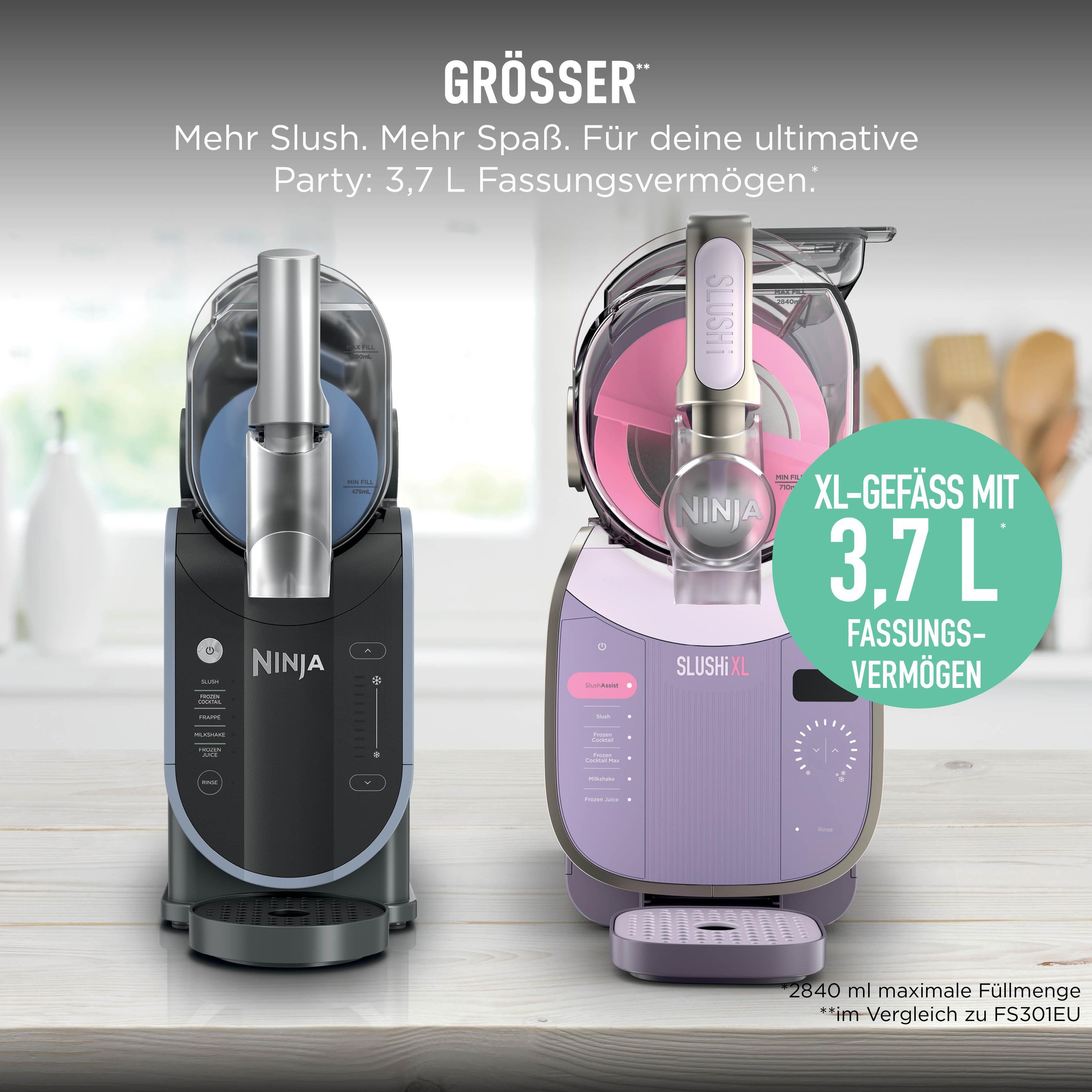 Ninja Slush-Eismaschine FS601EUPK1 Rosa Kühlbehälter Crushed Ice-Maschinen - Bild 7