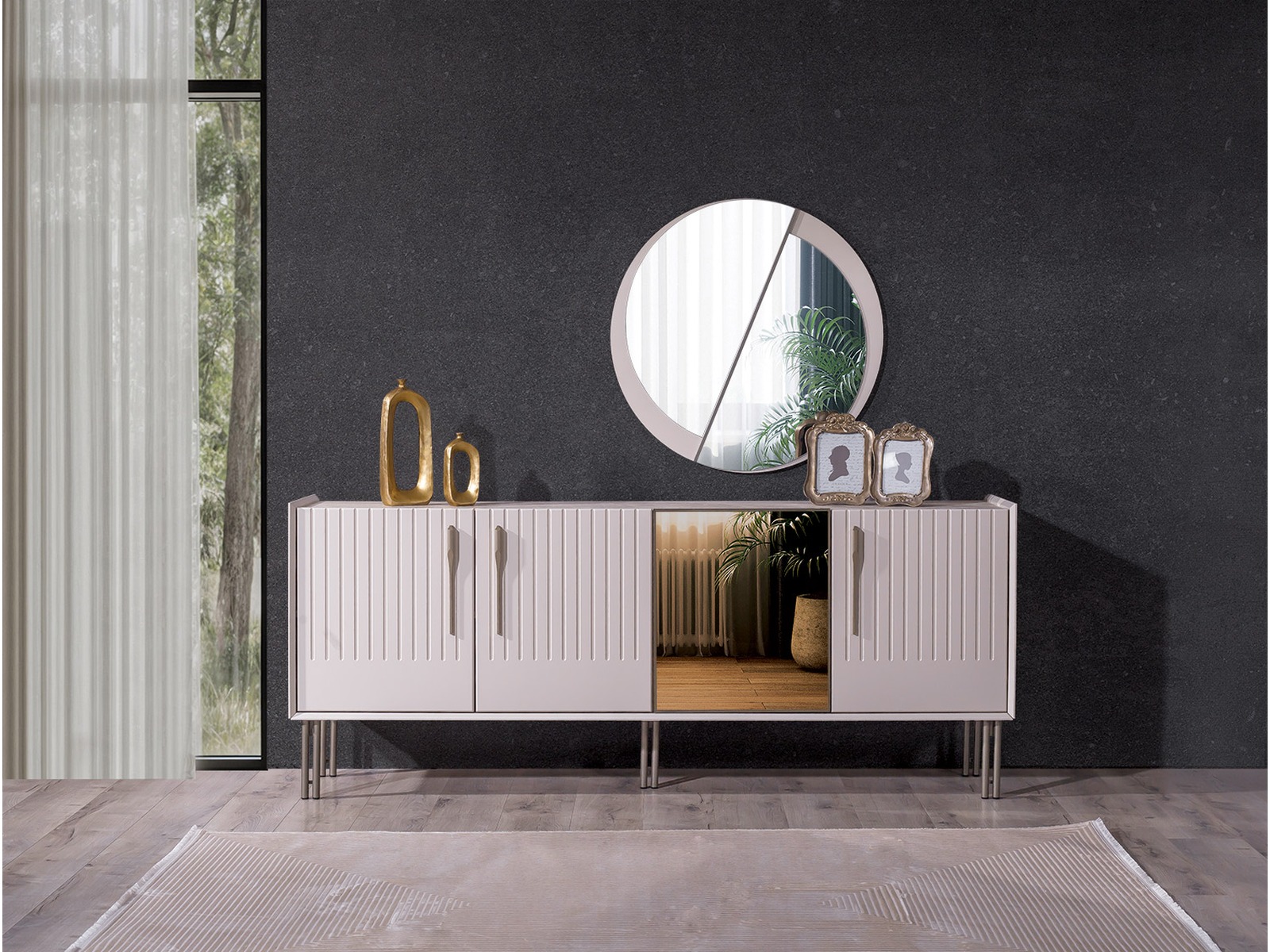 Tresana Sideboard mit Spiegel