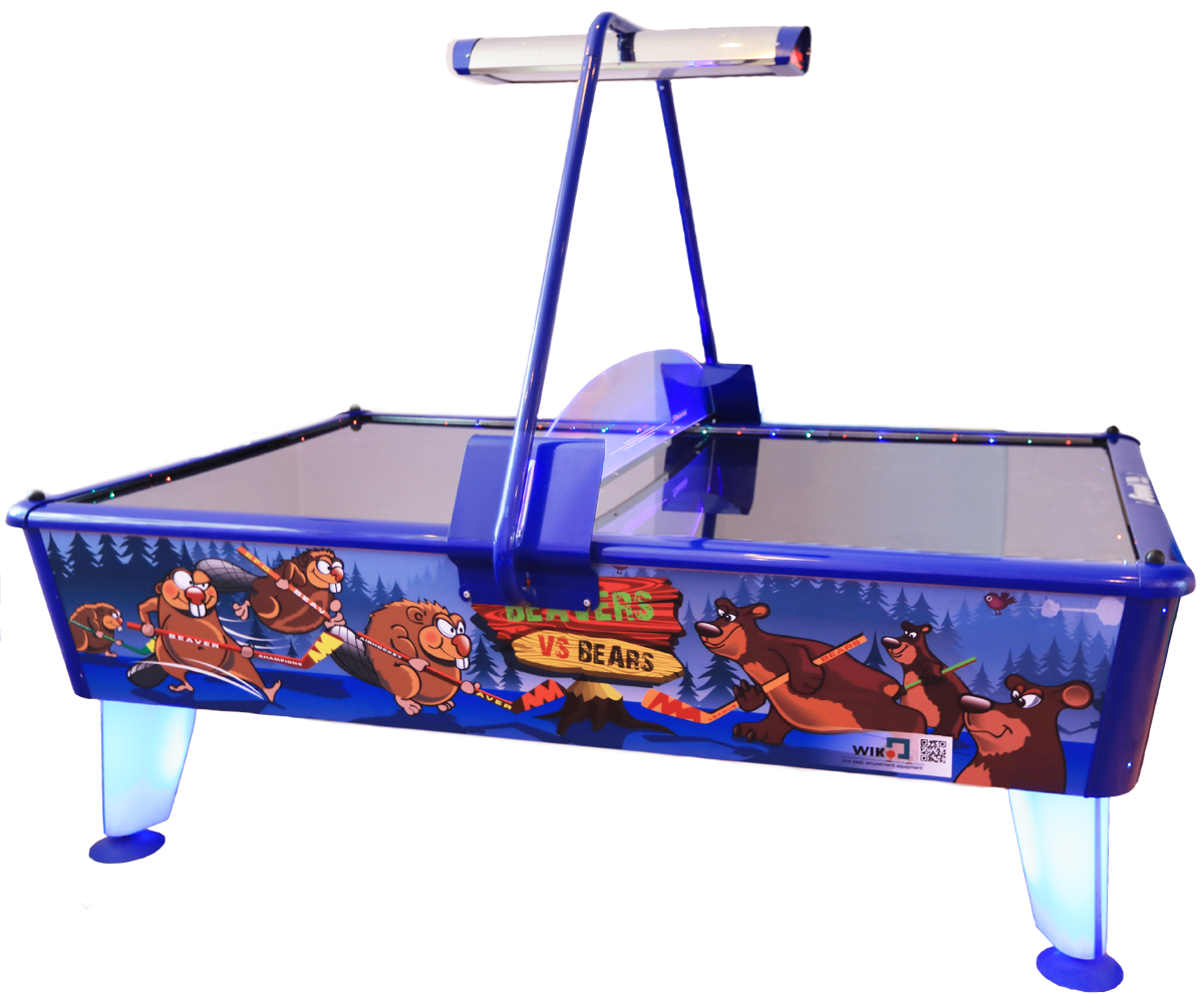 Airhockey Tisch Beavers vs Bears 8ft - Multiplayer Arcade Spiel