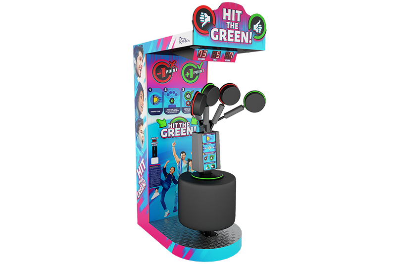 MMA 2.0 HIT THE GREEN Design - Interaktiver Reaktionsautomat