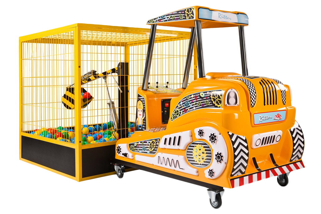 Kiddie Ride Excavator/Bagger Deluxe Kinder Fahrzeug