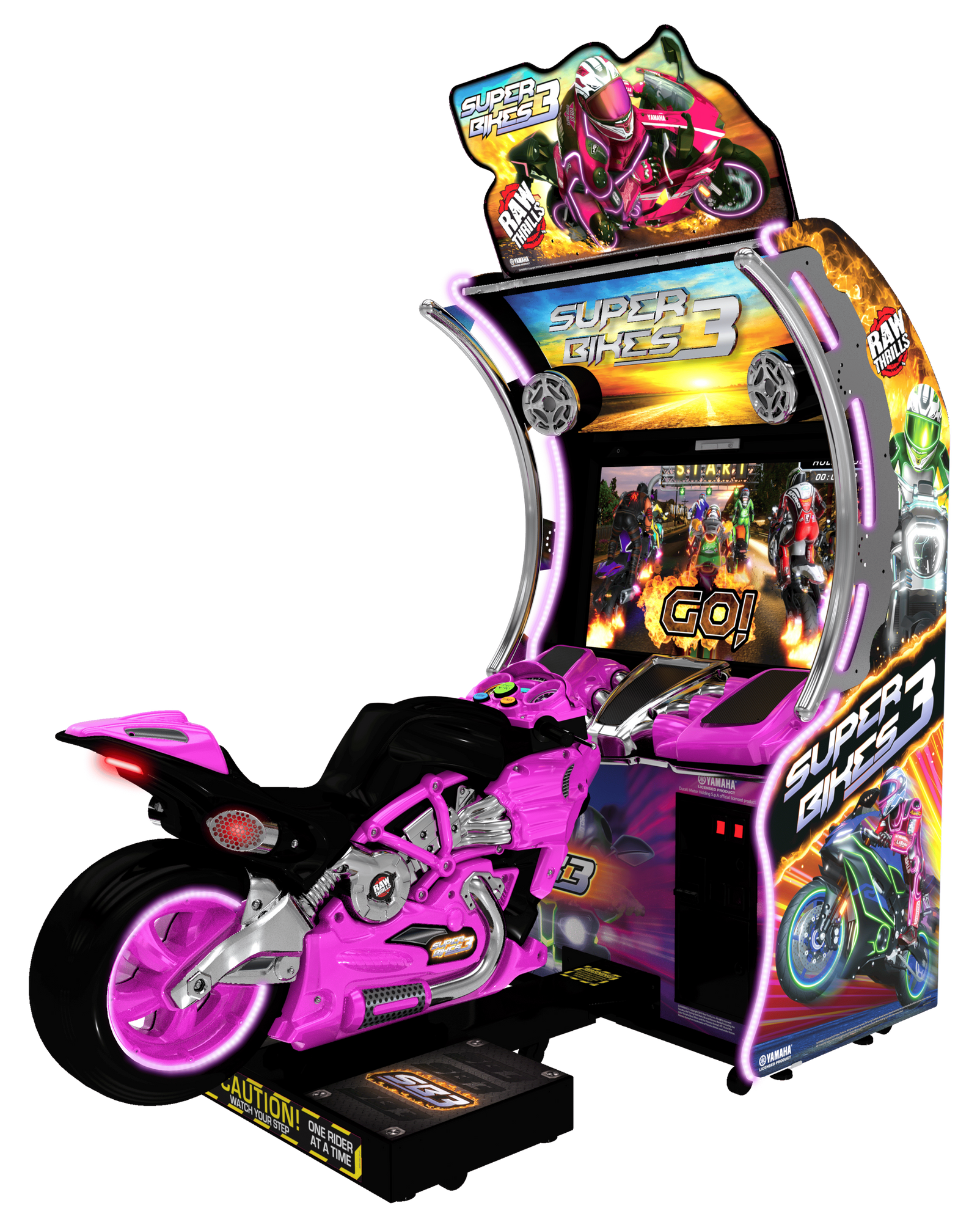 RAW Thrills Super Bikes 3 DX Single - Motorrad Fahrsimulator