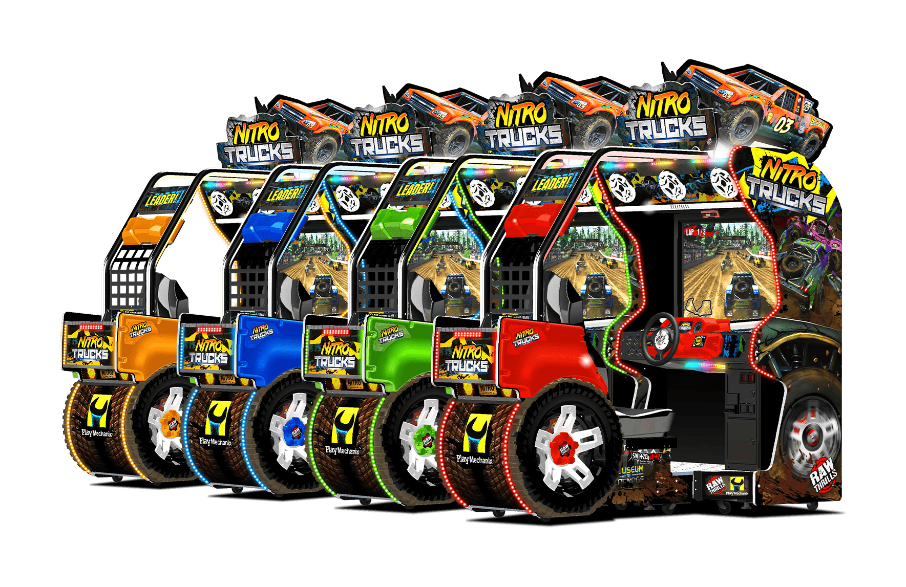 Nitro Trucks Offroad Arcade Single Fahrsimulator